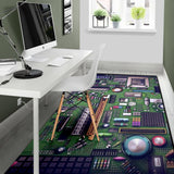 Circuit Board Area Rug