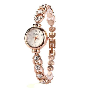 Elegant Rhinestone Crystal Bracelet Watch