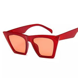 Classic Vintage Square Cat Eye Sunglasses UV400