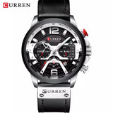 Military Leather Casual Sport Watch