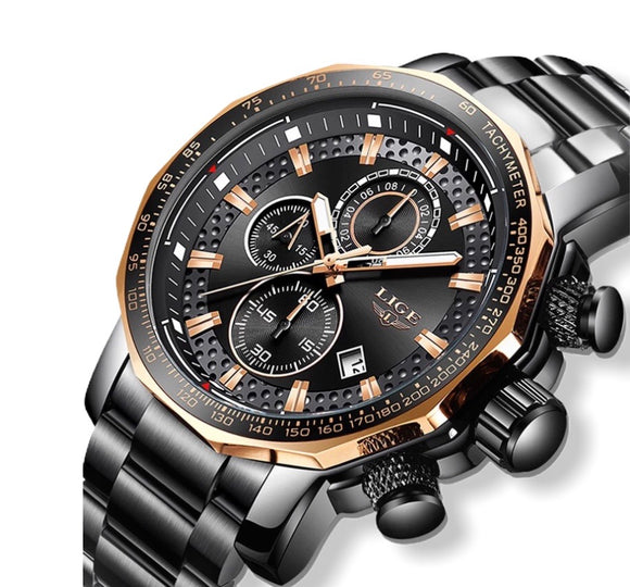 New Sports Chronograph Steel Watch